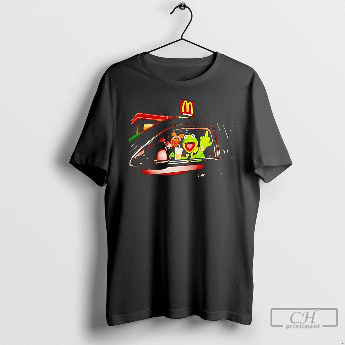 Classic Frog Kermit Middle Finger And Miss Piggy - Adult & Kids T-Shirts, Sweatshirts & Hoodies apparel design preview 1