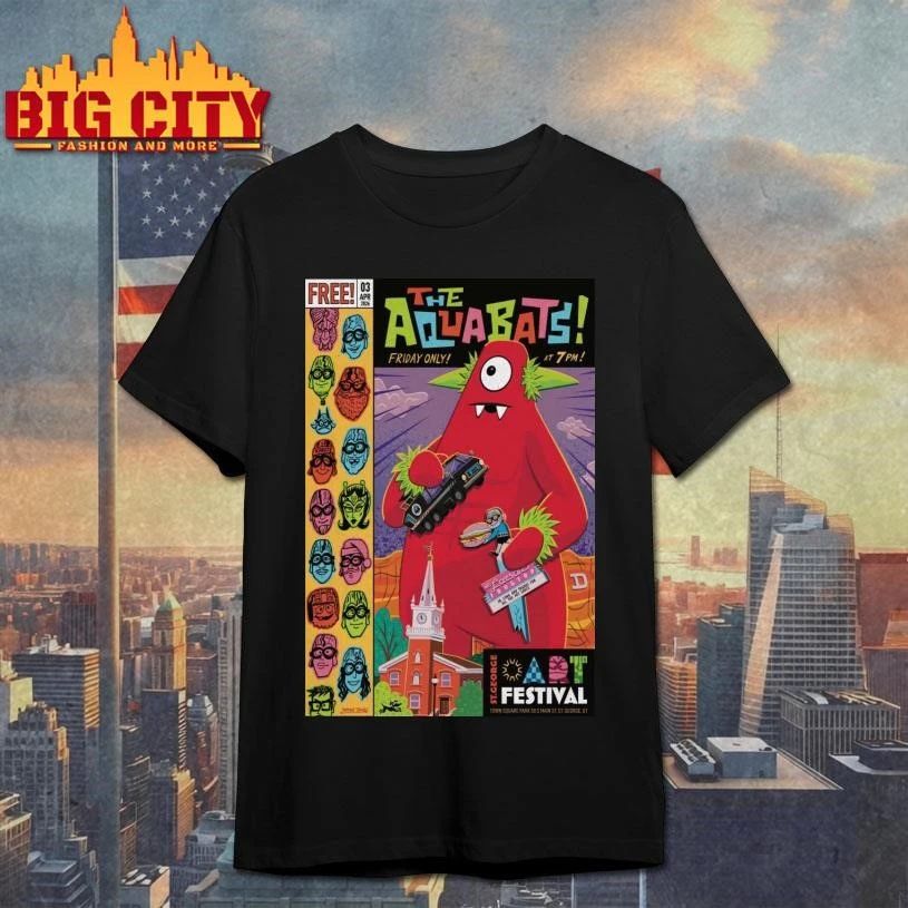 The Aquabats St. George, UT April 3 2026 Art Festival - Adult & Kids T-Shirts, Sweatshirts & Hoodies apparel design preview 1