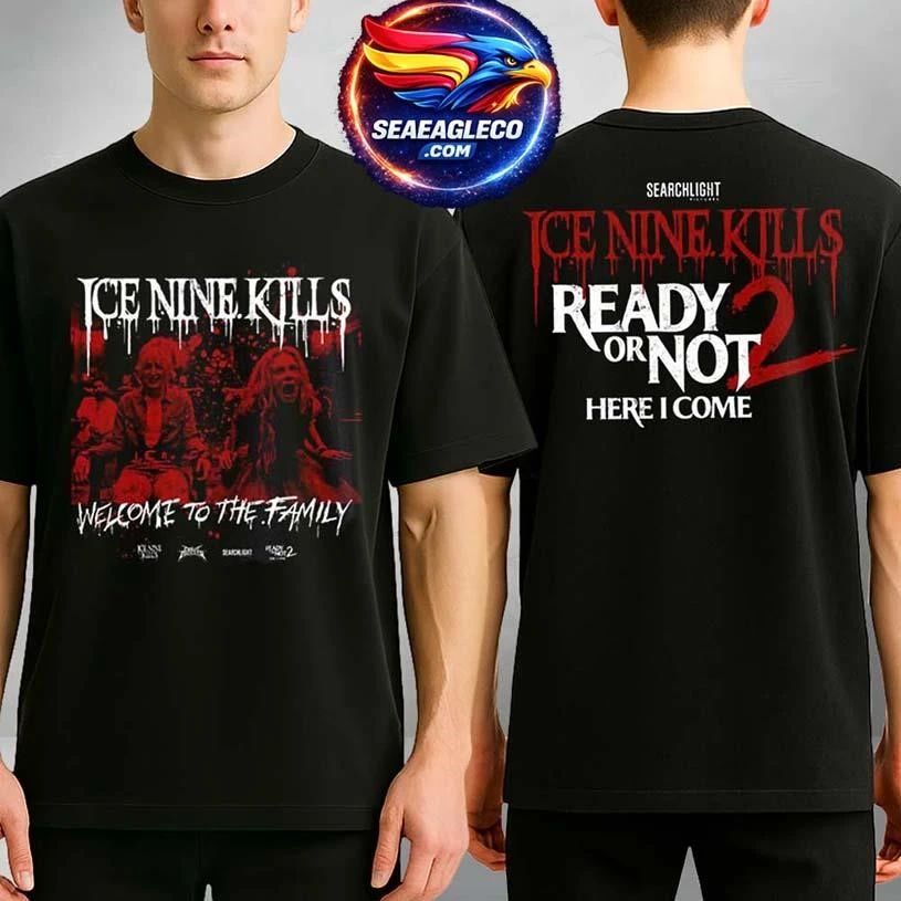 Ice Nine Kills X Ready Or Not 2 Collab 2026 Welcome - Adult & Kids T-Shirts, Sweatshirts & Hoodies apparel design preview 1