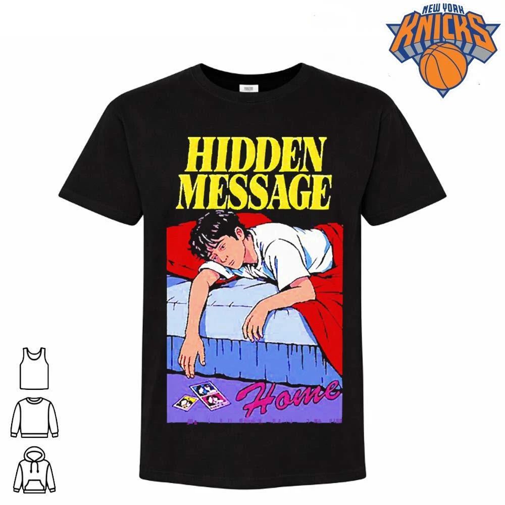 Hidden Message Home illustration art aesthetic - Adult & Kids T-Shirts, Sweatshirts & Hoodies apparel design preview 1