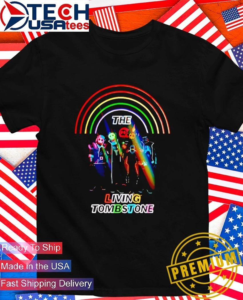 The Living Tombstone neon - Adult & Kids T-Shirts, Sweatshirts & Hoodies apparel design preview 1