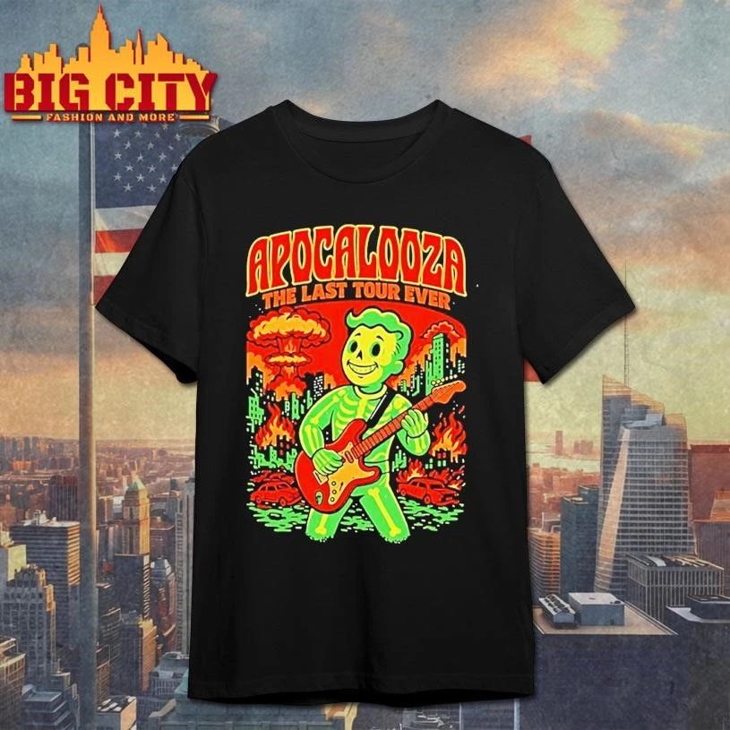 Vault Boy Apocalooza The Last Tour Ever Graphic - Adult & Kids T-Shirts, Sweatshirts & Hoodies apparel design preview 1