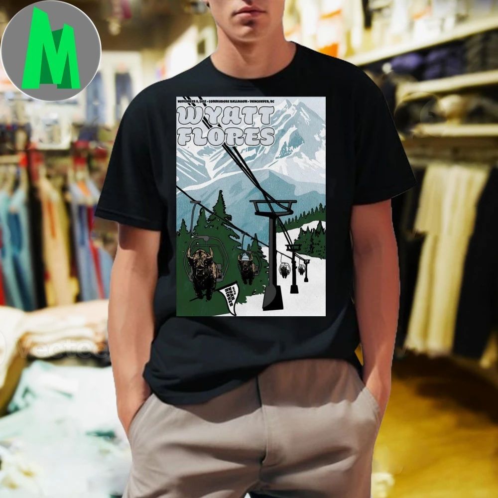 Wyatt Flores 11 8 2025 Vancouver BC Poster - Adult & Kids T-Shirts, Sweatshirts & Hoodies apparel design preview 1