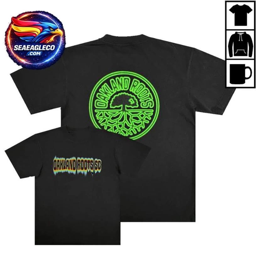 Oakland Roots Sc Acid Two Sided - Adult & Kids T-Shirts, Sweatshirts & Hoodies apparel design preview 1