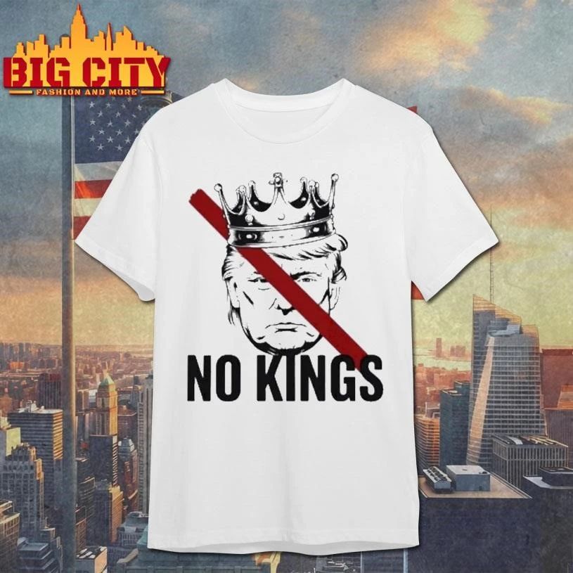 No Kings Crowns Anti-Trump Head - Adult & Kids T-Shirts, Sweatshirts & Hoodies apparel design preview 1