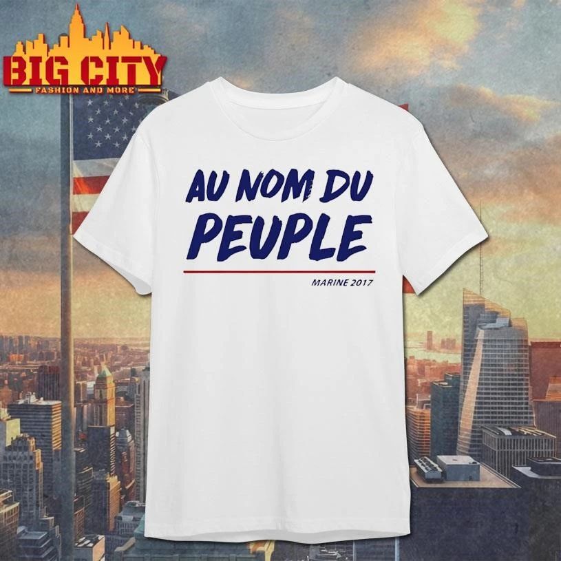 Marine Le Pen Francaise Au Nom Du Peuple - Adult & Kids T-Shirts, Sweatshirts & Hoodies apparel design preview 1
