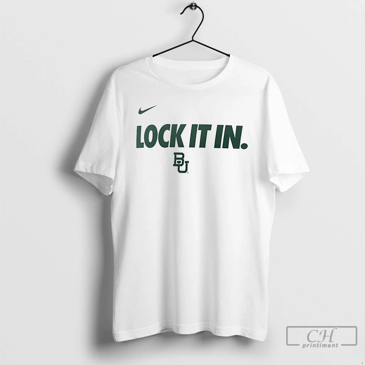 Classic Baylor Bears Lock It In Logo - Adult & Kids T-Shirts, Sweatshirts & Hoodies apparel design preview 1
