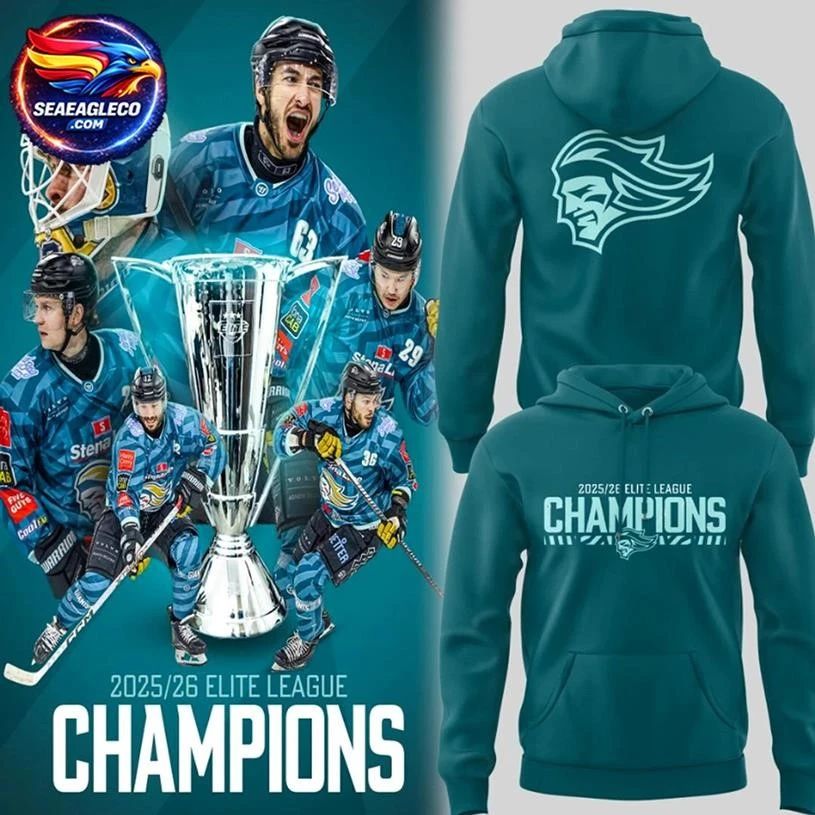 Belfast Giants Elite League Champions 2026 Special - Adult & Kids T-Shirts, Sweatshirts & Hoodies apparel design preview 1