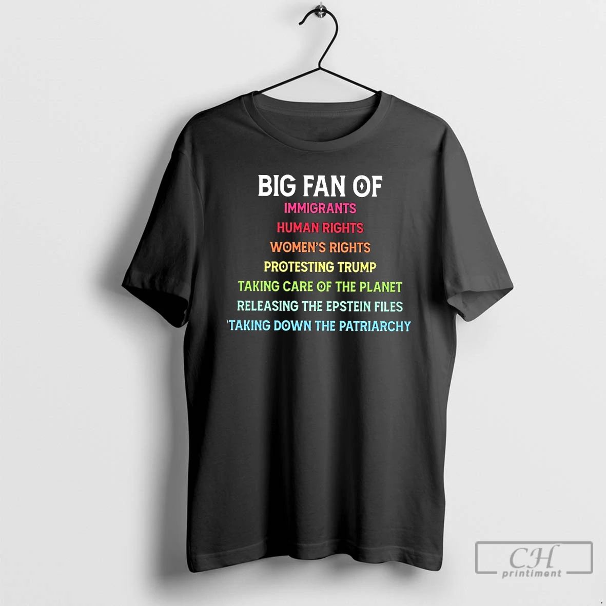 Classic Big Fan Of Immigrants Human Right Womens - Adult & Kids T-Shirts, Sweatshirts & Hoodies apparel design preview 1
