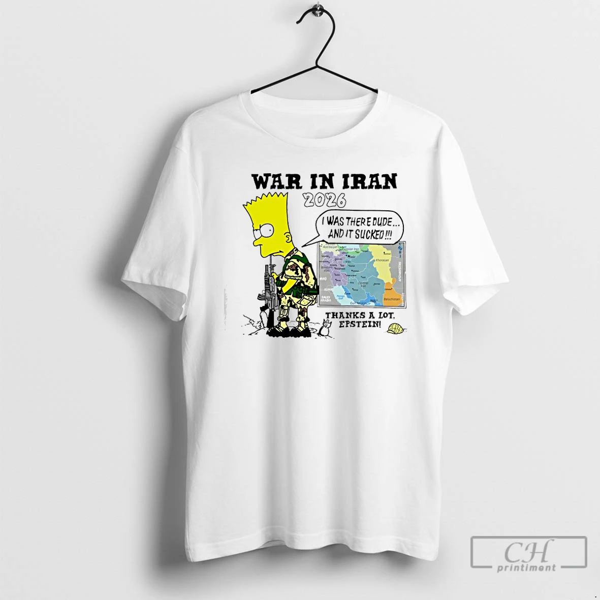 Classic War In Iran Thanks A Lot Epstein - Adult & Kids T-Shirts, Sweatshirts & Hoodies apparel design preview 1