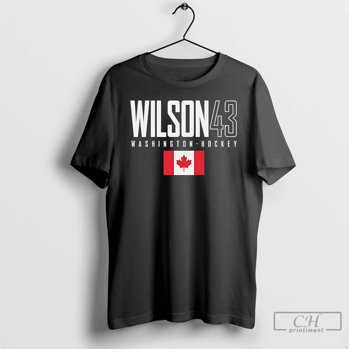 Classic Tom Wilson Washington Canada Elite Number And - Adult & Kids T-Shirts, Sweatshirts & Hoodies apparel design preview 1