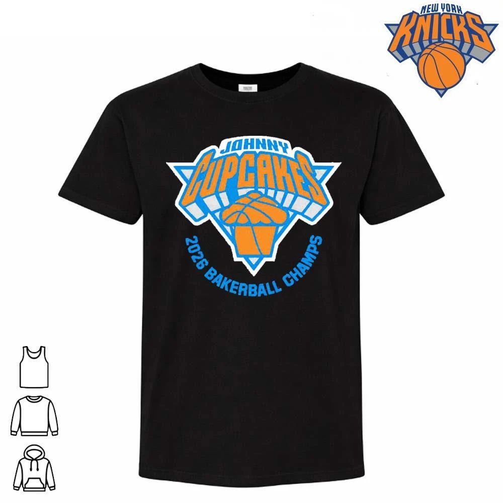 Johnny Cupcakes 2026 Bakerball Champs Blue Orange - Adult & Kids T-Shirts, Sweatshirts & Hoodies apparel design preview 1