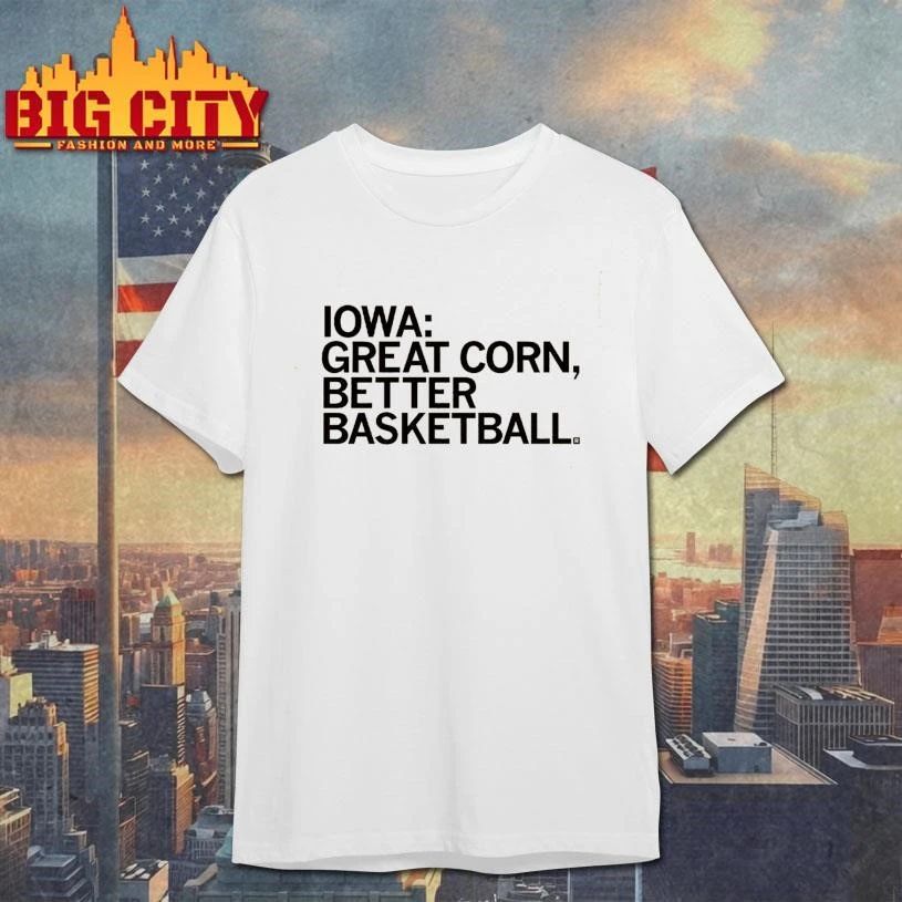 Iowa Great Corn Better Basketball Graphic - Adult & Kids T-Shirts, Sweatshirts & Hoodies apparel design preview 1