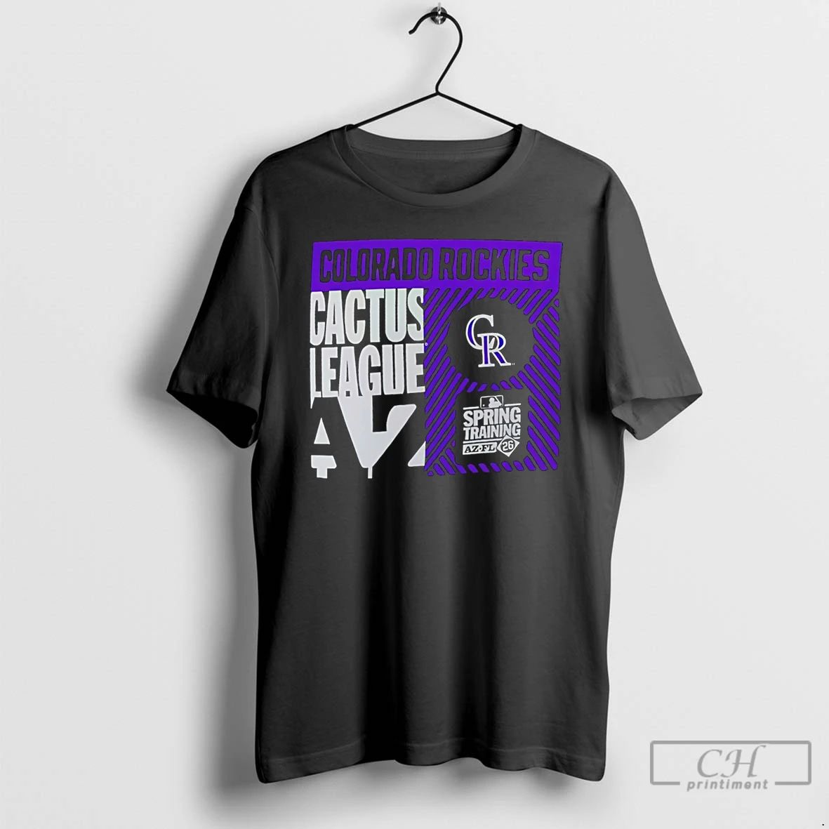 Classic Colorado Rockies 2026 Spring Training True - Adult & Kids T-Shirts, Sweatshirts & Hoodies apparel design preview 1