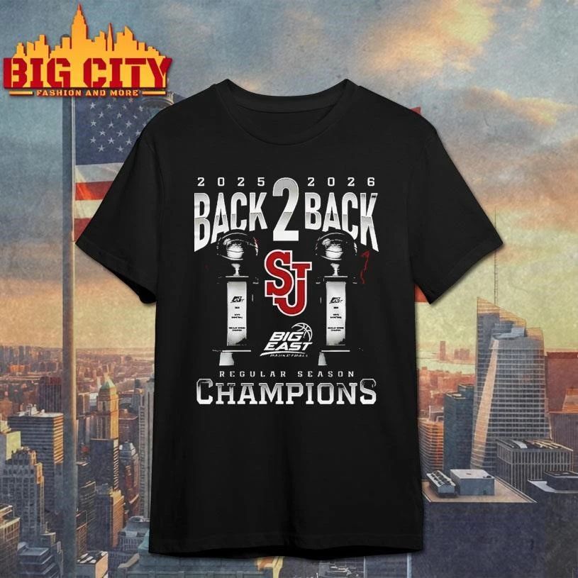 St John's Red Storm Men 2026 Big East Tournament - Adult & Kids T-Shirts, Sweatshirts & Hoodies apparel design preview 1