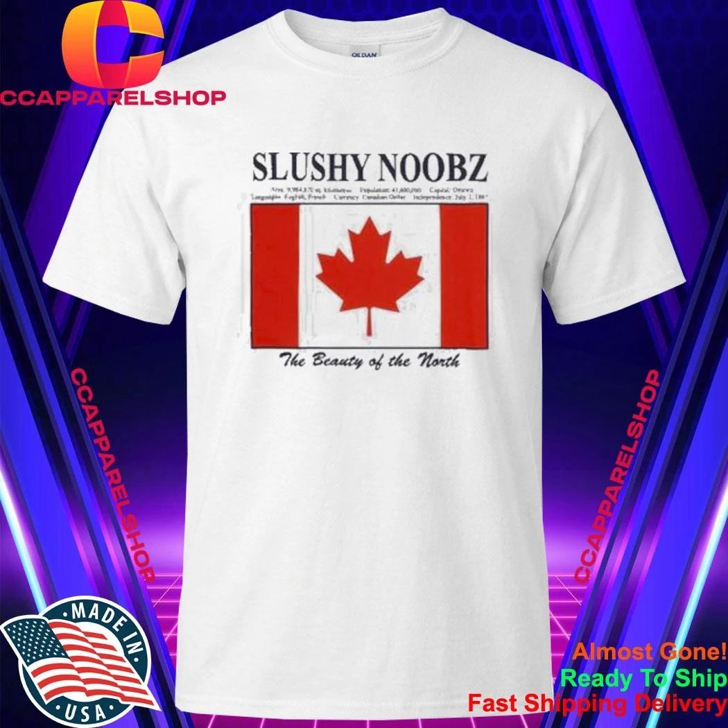 Slushy Noobz Canada Facts - Adult & Kids T-Shirts, Sweatshirts & Hoodies apparel design preview 1