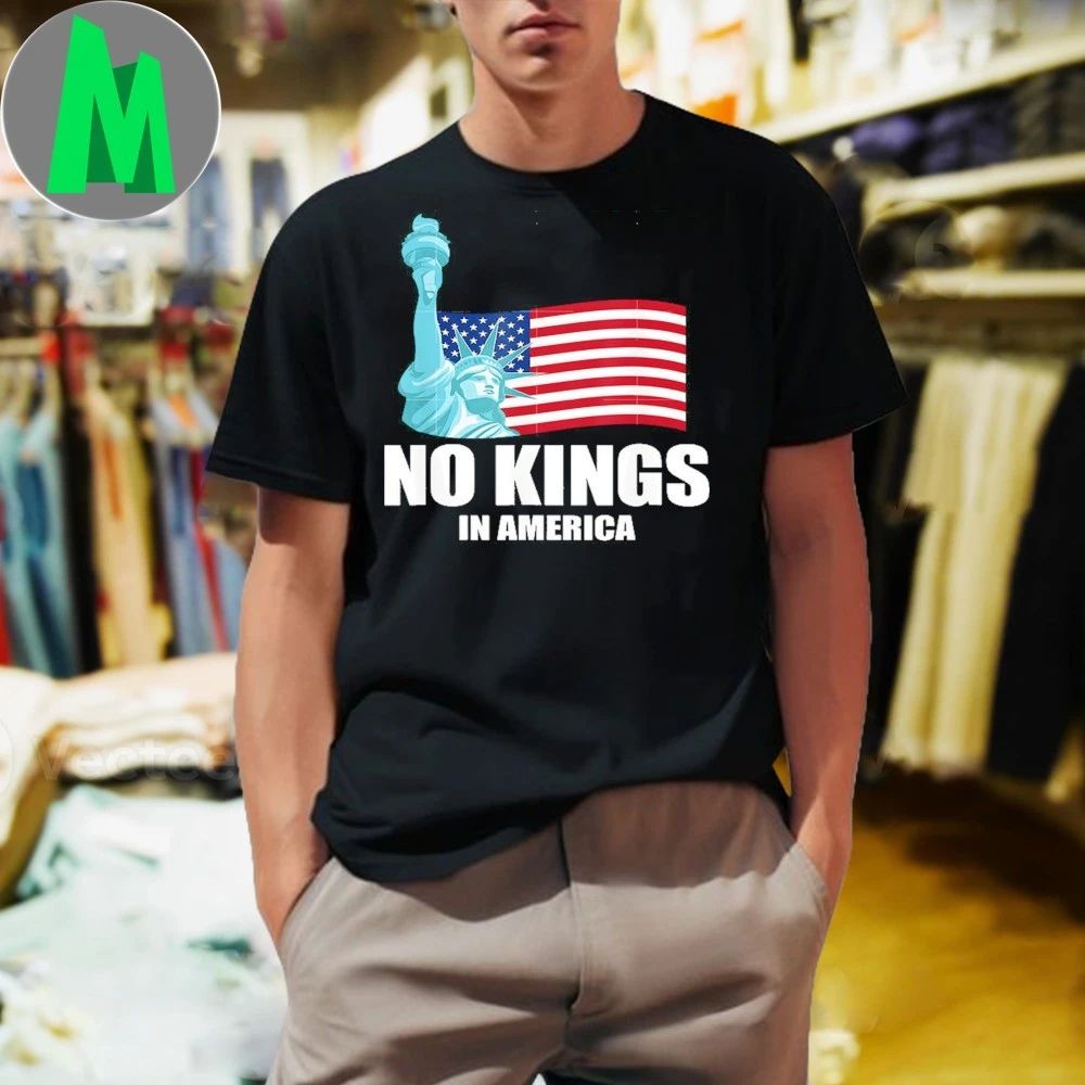 No Kings in America - Adult & Kids T-Shirts, Sweatshirts & Hoodies apparel design preview 1