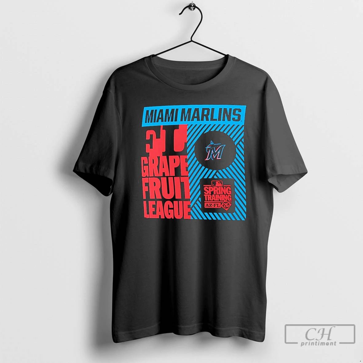 Classic Miami Marlins 2026 Spring Training True Icon - Adult & Kids T-Shirts, Sweatshirts & Hoodies apparel design preview 1