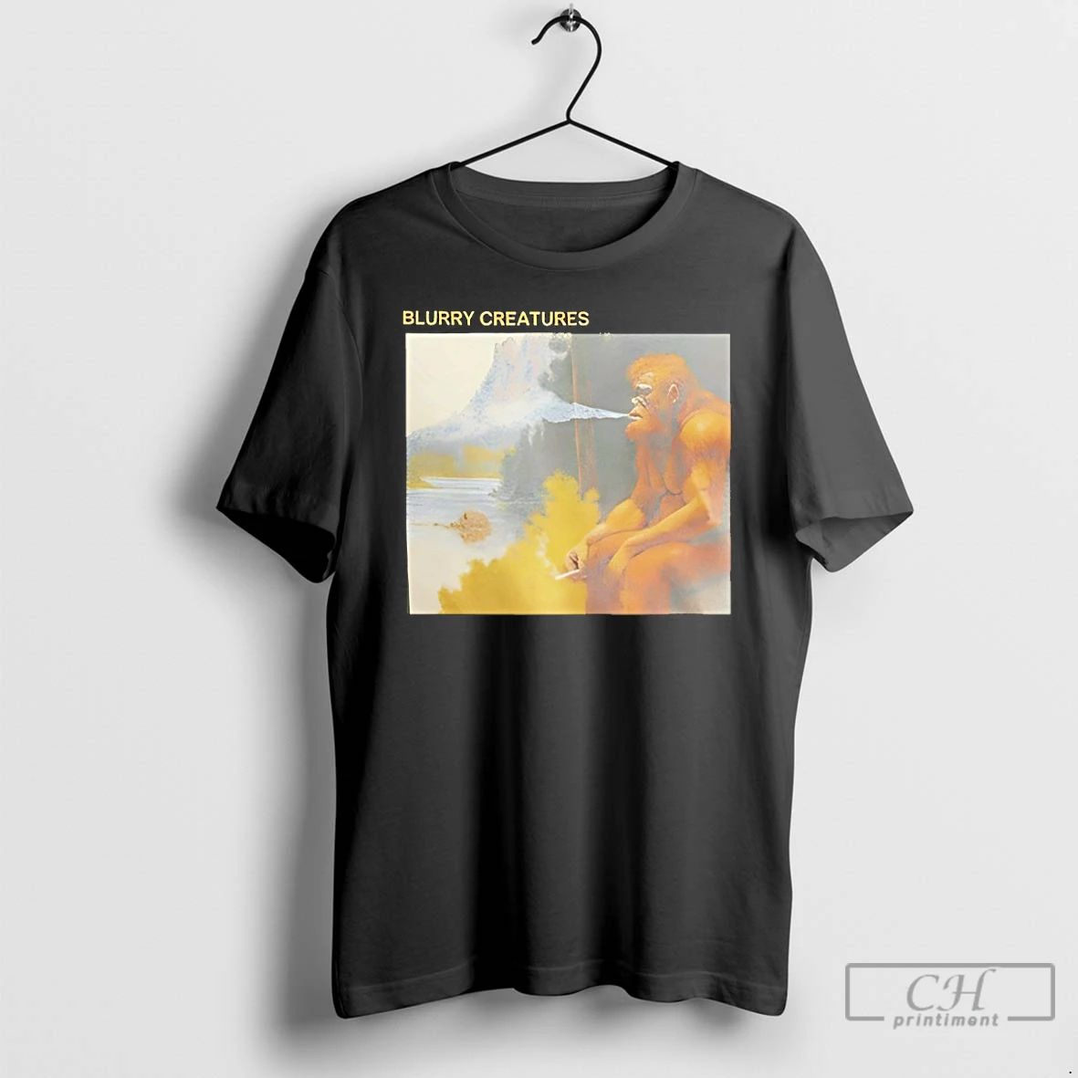 Classic Bigfoot Blurry Creatures - Adult & Kids T-Shirts, Sweatshirts & Hoodies apparel design preview 1
