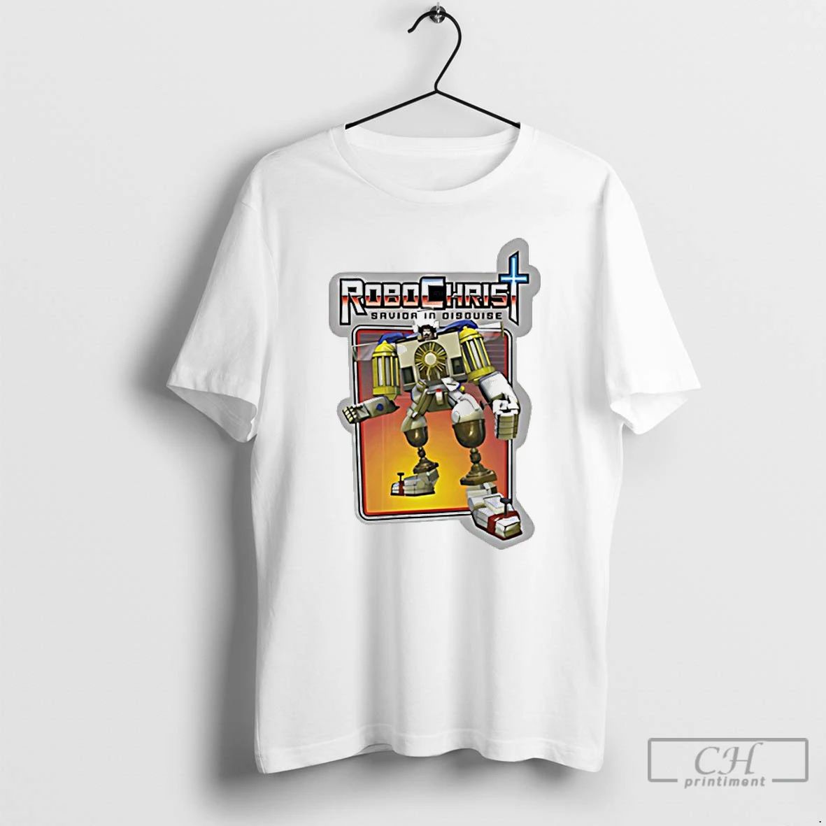 Classic Robochrist Savior In Disguise - Adult & Kids T-Shirts, Sweatshirts & Hoodies apparel design preview 1