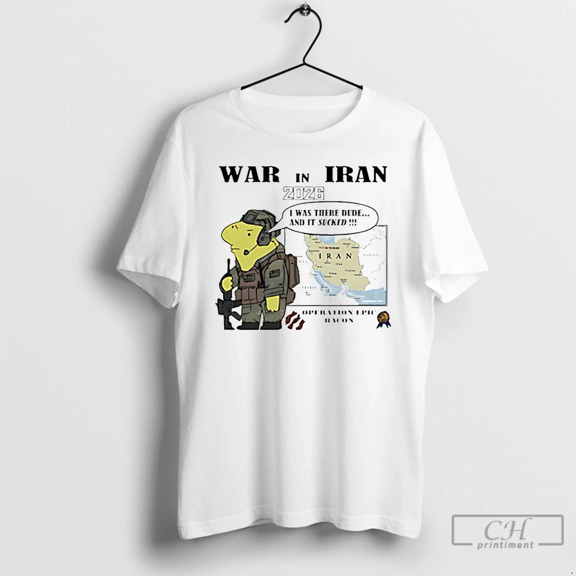 Classic War In Iran 2026 I Was There Dude And It - Adult & Kids T-Shirts, Sweatshirts & Hoodies apparel design preview 1