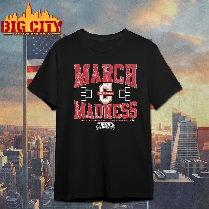 March Madness Charleston Cougars 2026 NCAA Women's - Adult & Kids T-Shirts, Sweatshirts & Hoodies apparel design preview 1