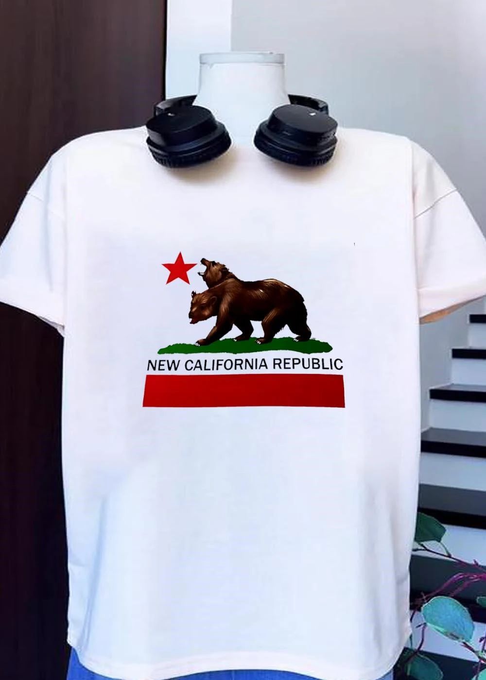 Two Headed Bear New California Republic - Adult & Kids T-Shirts, Sweatshirts & Hoodies apparel design preview 1