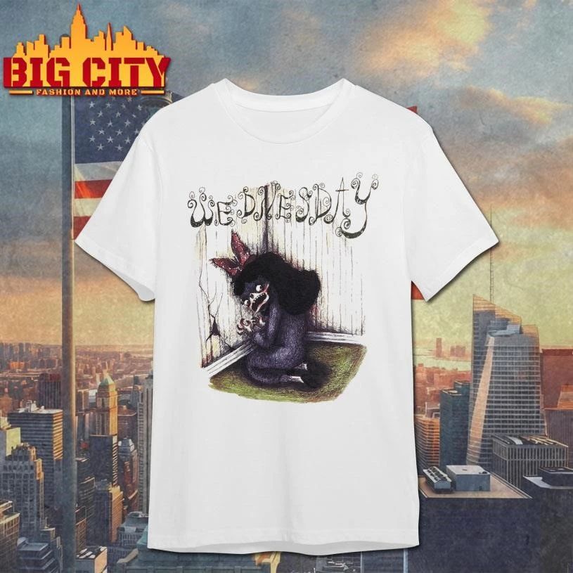 Wednesday Bleeds Album Cover Scary - Adult & Kids T-Shirts, Sweatshirts & Hoodies apparel design preview 1