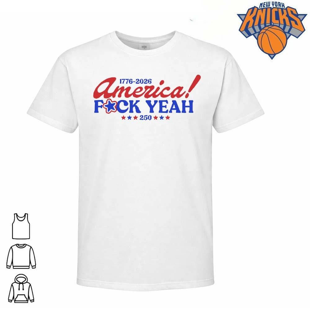 Happy 4th of July America Fuck Yeah 1776 2026 250 - Adult & Kids T-Shirts, Sweatshirts & Hoodies apparel design preview 1