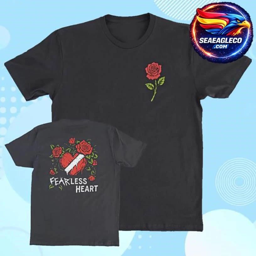 Feargear Fearless Heart Two Sided - Adult & Kids T-Shirts, Sweatshirts & Hoodies apparel design preview 1
