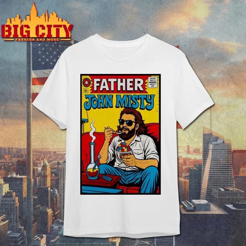 Father John Misty Trefort Music Hall In Boise ID On - Adult & Kids T-Shirts, Sweatshirts & Hoodies apparel design preview 1