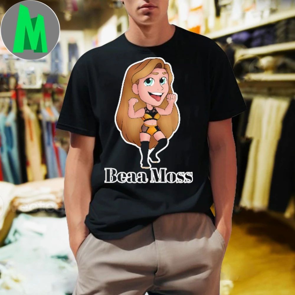 Beaa Moss Cartoon by Kit - Adult & Kids T-Shirts, Sweatshirts & Hoodies apparel design preview 1