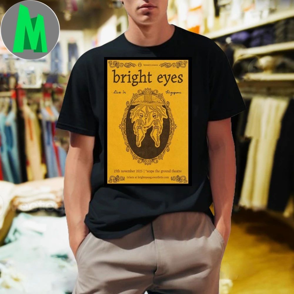 Bright Eyes Nov 27, 2025 SCAPE The Ground Theatre, - Adult & Kids T-Shirts, Sweatshirts & Hoodies apparel design preview 1