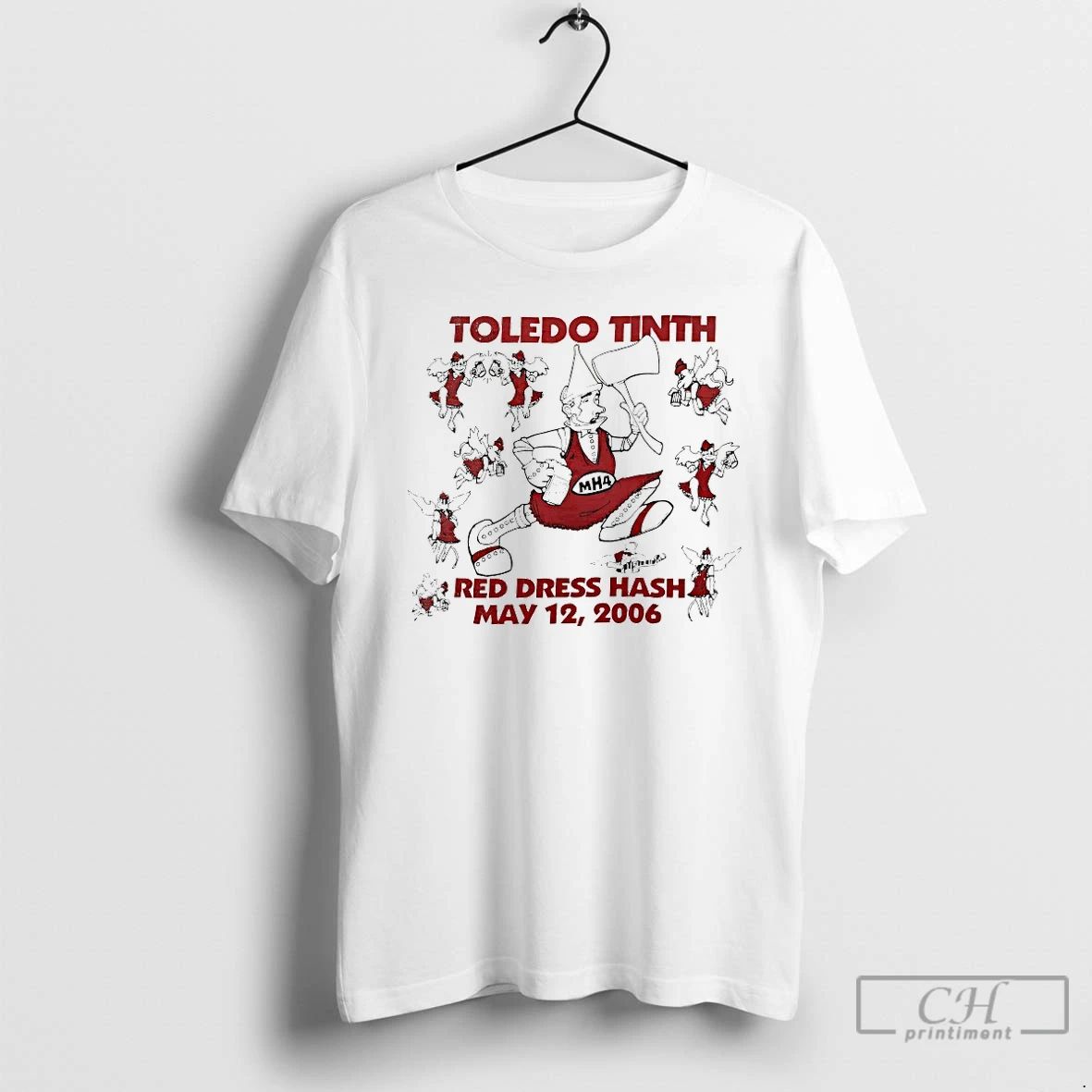 Classic Toledo Tinth Red Dress Hash 2006 - Adult & Kids T-Shirts, Sweatshirts & Hoodies apparel design preview 1