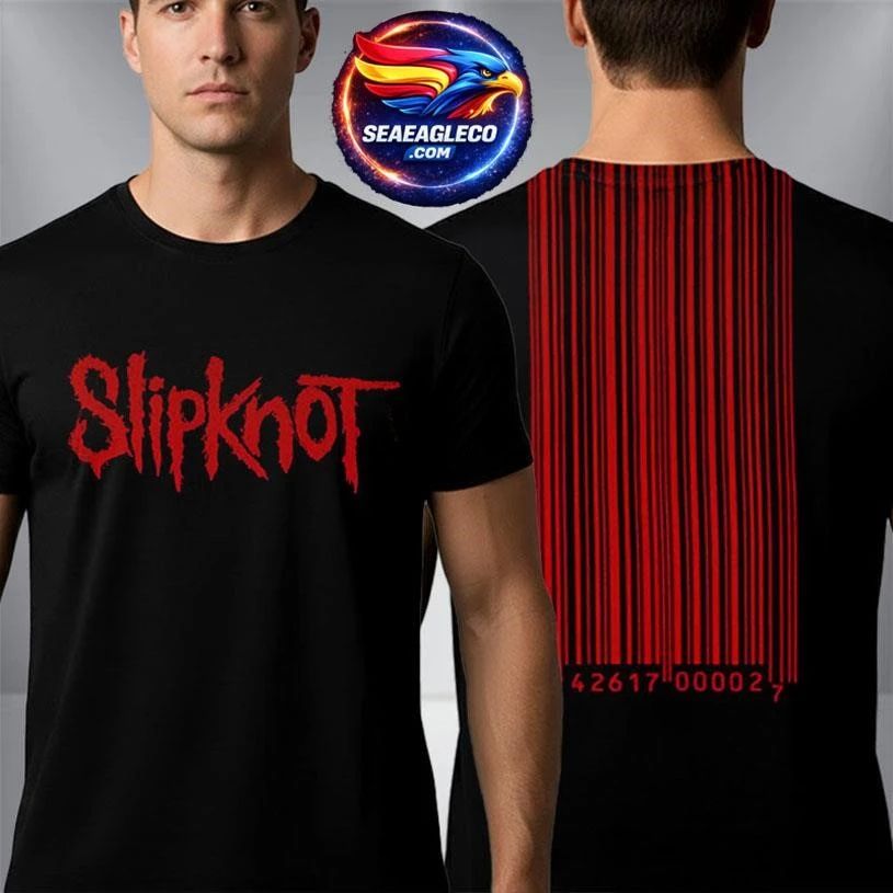 Welcome Skateboards x Slipknot Barcode Two Sided - Adult & Kids T-Shirts, Sweatshirts & Hoodies apparel design preview 1