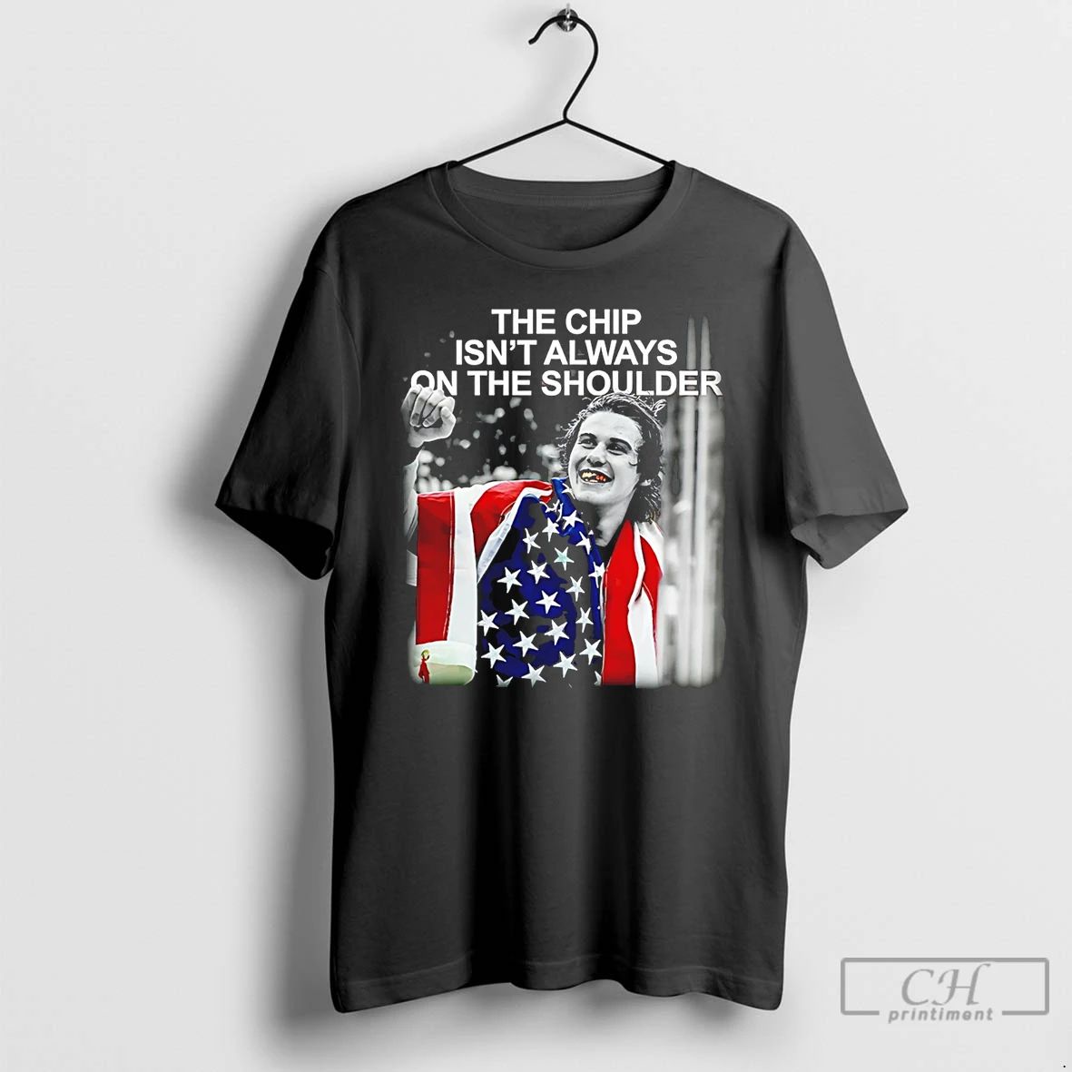Classic Jack Hughes That Chip Isnt Always On The - Adult & Kids T-Shirts, Sweatshirts & Hoodies apparel design preview 1