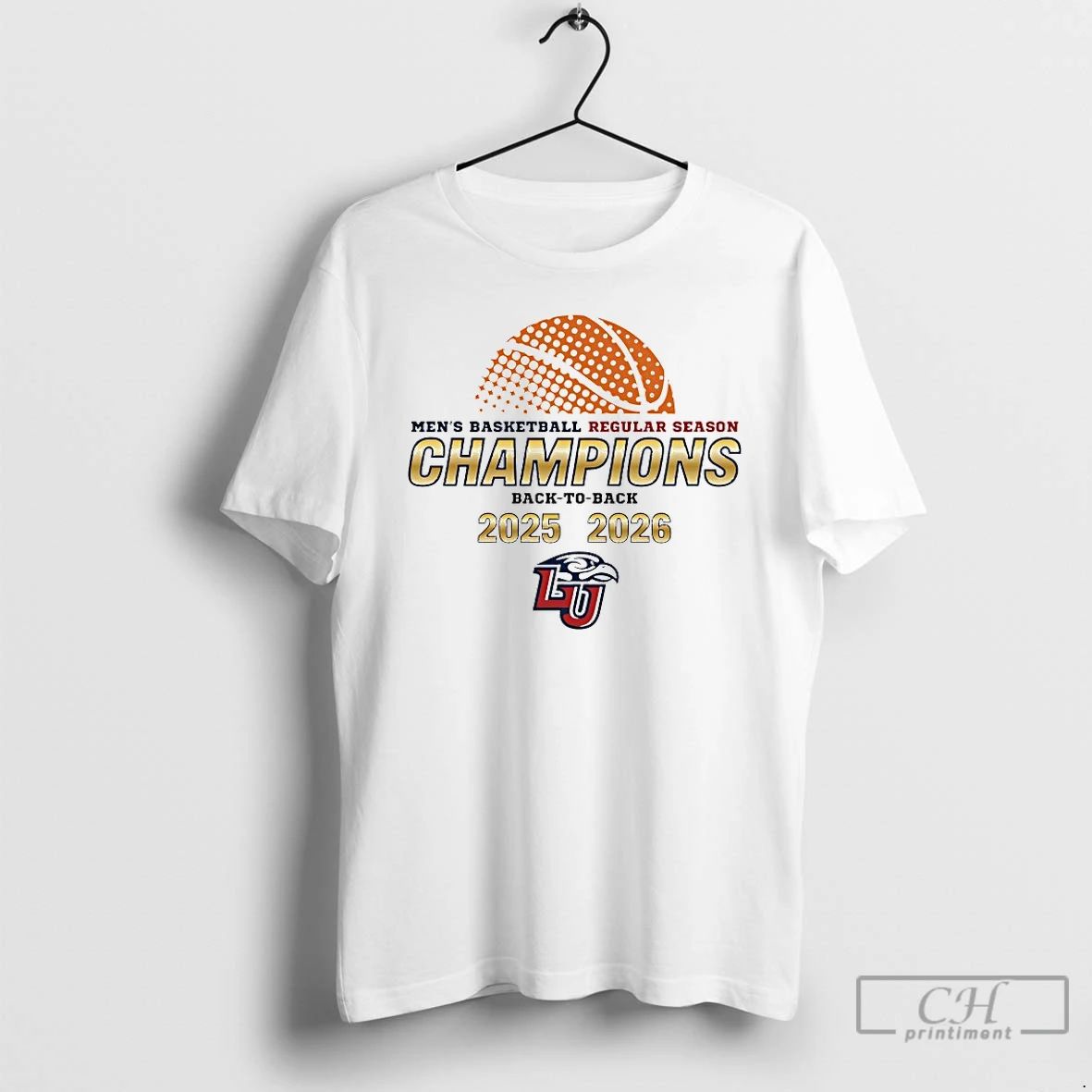 Classic Liberty Flames Mens Basketball Regular - Adult & Kids T-Shirts, Sweatshirts & Hoodies apparel design preview 1
