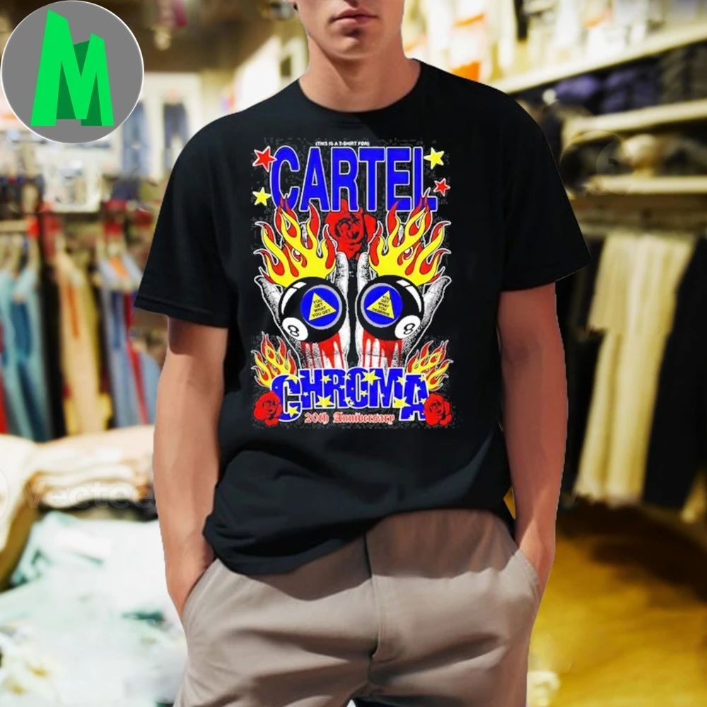 Cartel x Double Wonderful Chroma 20th Anniversary - Adult & Kids T-Shirts, Sweatshirts & Hoodies apparel design preview 1