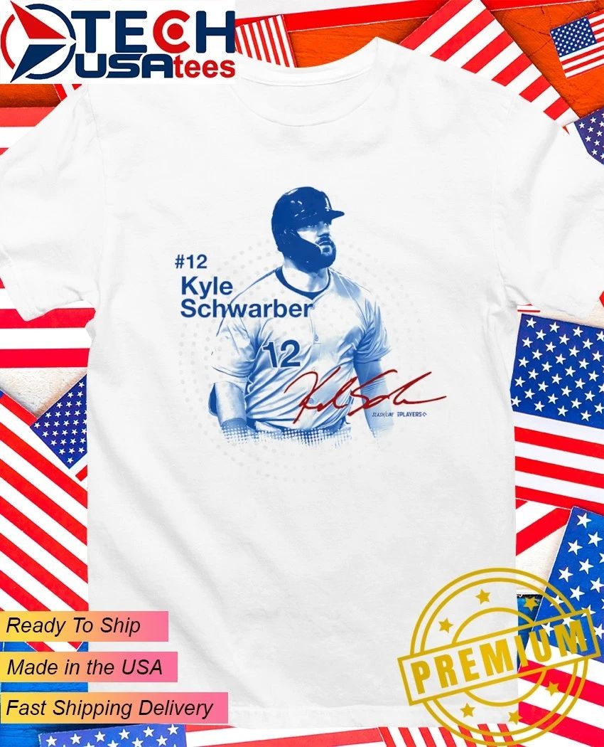 Kyle Schwarber No. 12 Philadelphia Phillies star - Adult & Kids T-Shirts, Sweatshirts & Hoodies apparel design preview 1