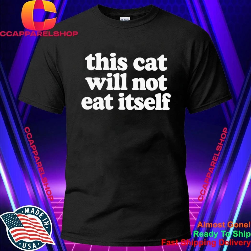 This Cat Will Not Eat Itself - Adult & Kids T-Shirts, Sweatshirts & Hoodies apparel design preview 1