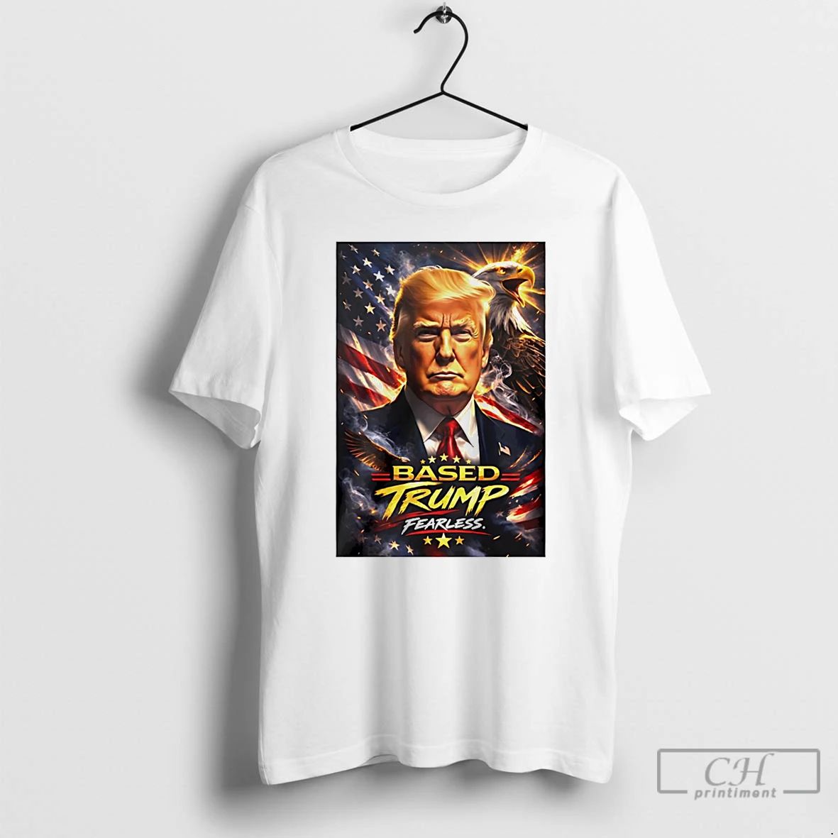 Classic Based Trump Fearless - Adult & Kids T-Shirts, Sweatshirts & Hoodies apparel design preview 1