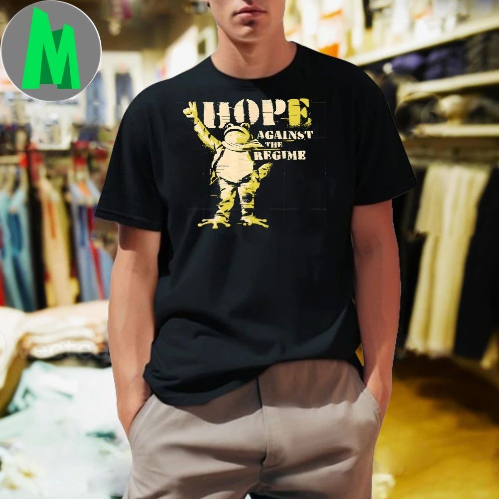 Frog Portland Hop Hope Against The Regime Grunge - Adult & Kids T-Shirts, Sweatshirts & Hoodies apparel design preview 1