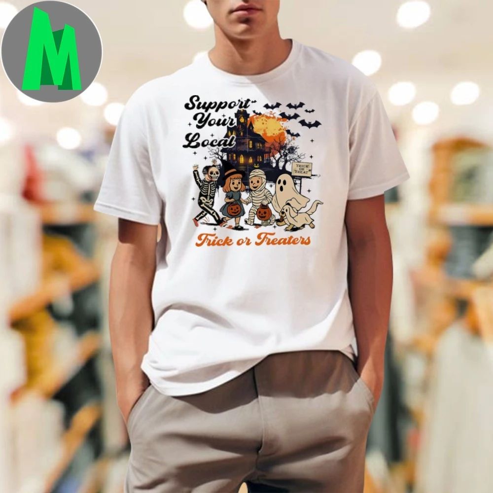 Support your local trick or Treaters - Adult & Kids T-Shirts, Sweatshirts & Hoodies apparel design preview 1