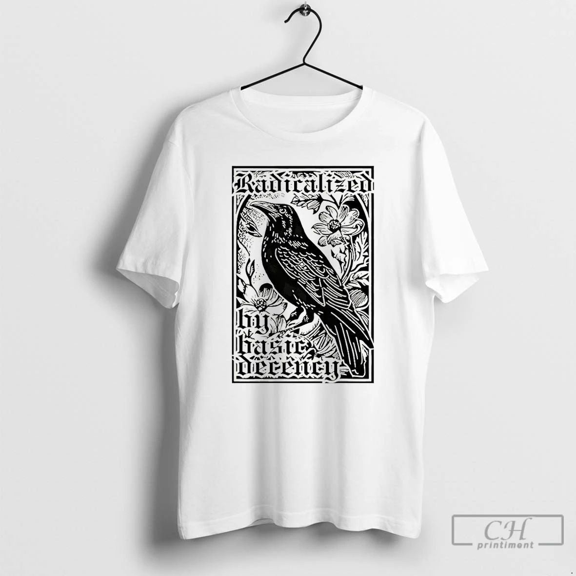Classic World Of Ravens Radicalized By Basic Decency - Adult & Kids T-Shirts, Sweatshirts & Hoodies apparel design preview 1