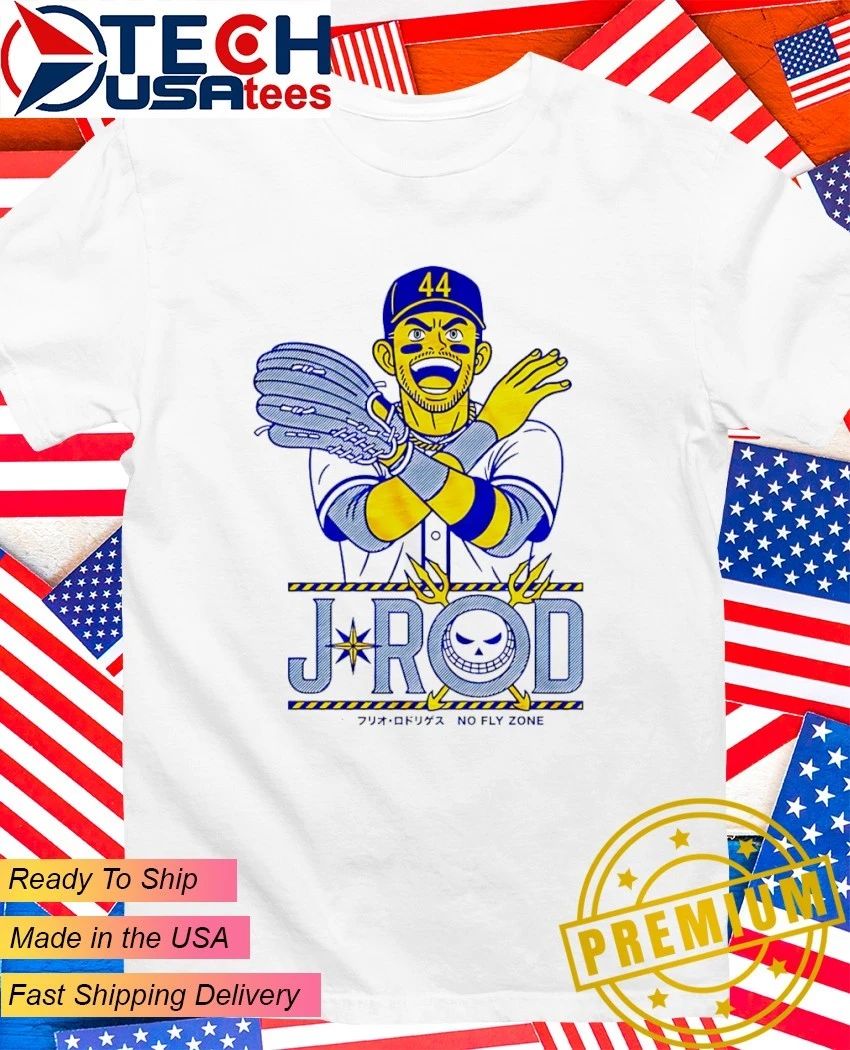 J-Rod No Fly Zone Julio Rodríguez Seattle Mariners - Adult & Kids T-Shirts, Sweatshirts & Hoodies apparel design preview 1