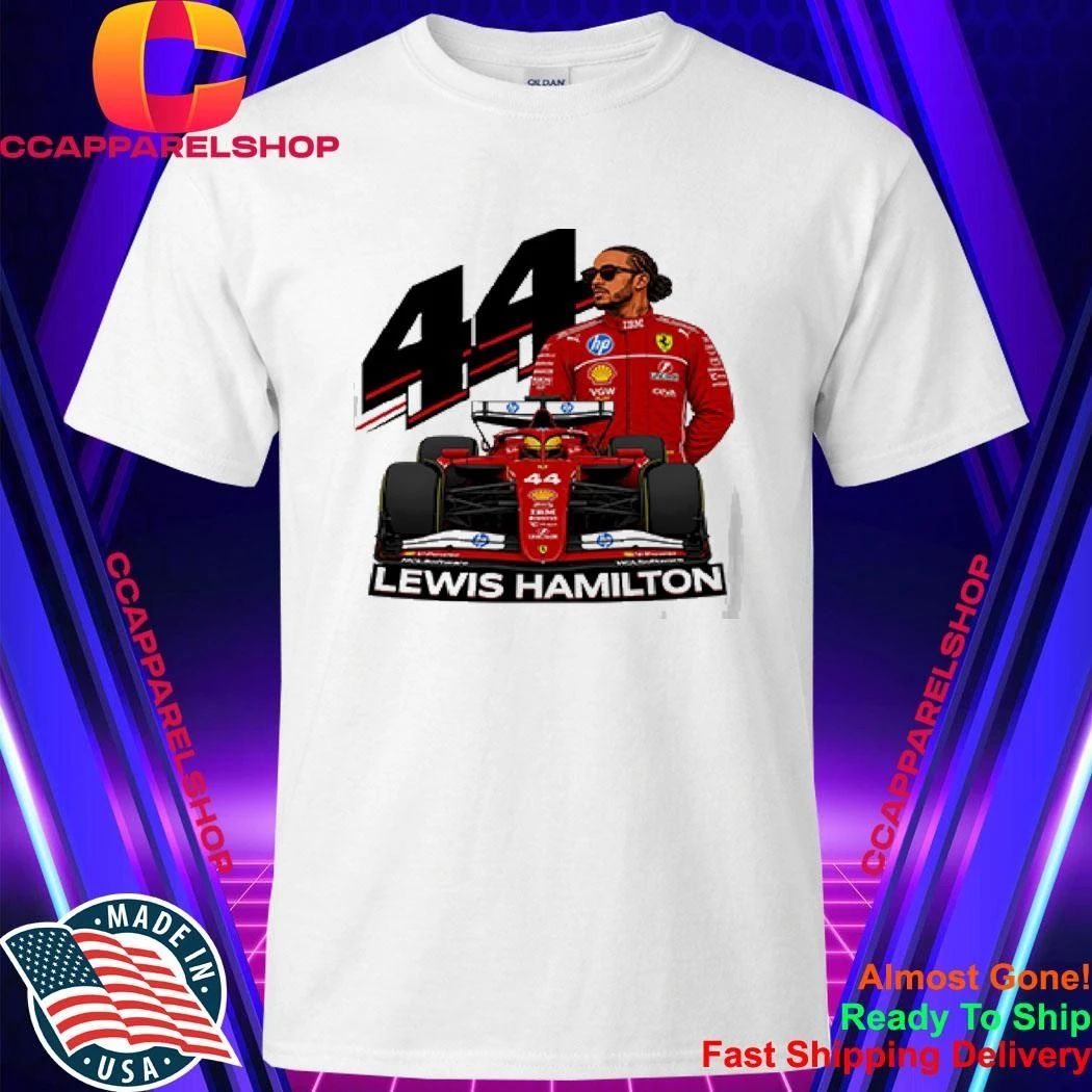 Lewis Hamilton 44 Ferrari F1 - Adult & Kids T-Shirts, Sweatshirts & Hoodies apparel design preview 1
