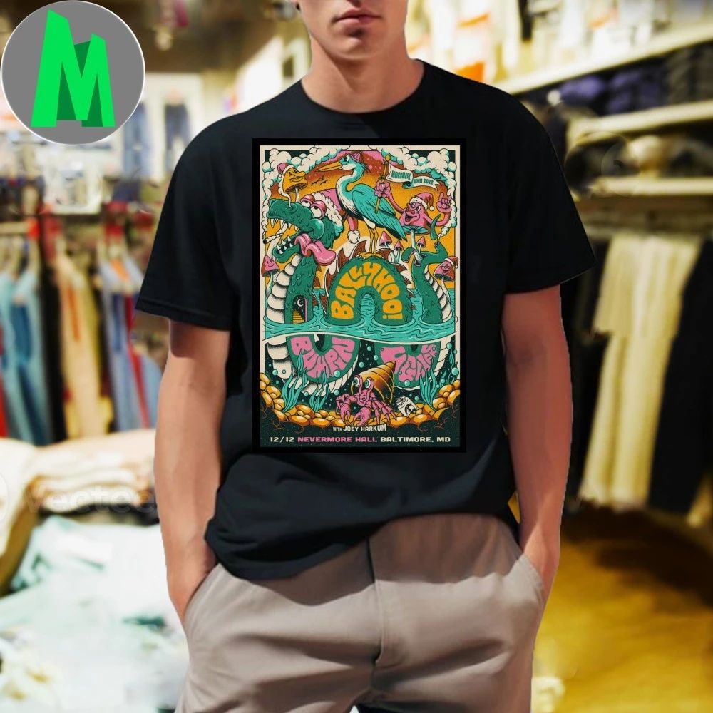 Ballyhoo! Dec 12 2025 Nevermore Hall, Baltimore MD - Adult & Kids T-Shirts, Sweatshirts & Hoodies apparel design preview 1