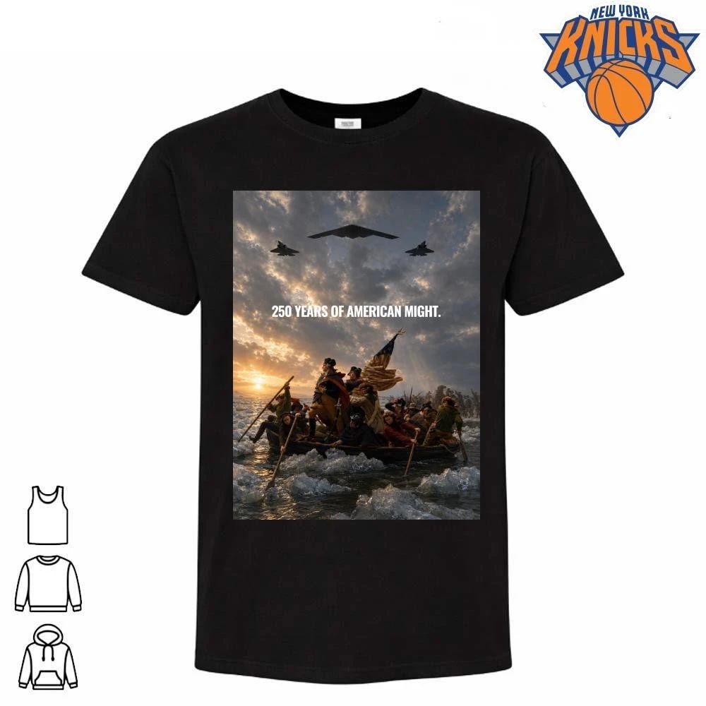 George Washington Crossing Delaware 250 Years of - Adult & Kids T-Shirts, Sweatshirts & Hoodies apparel design preview 1