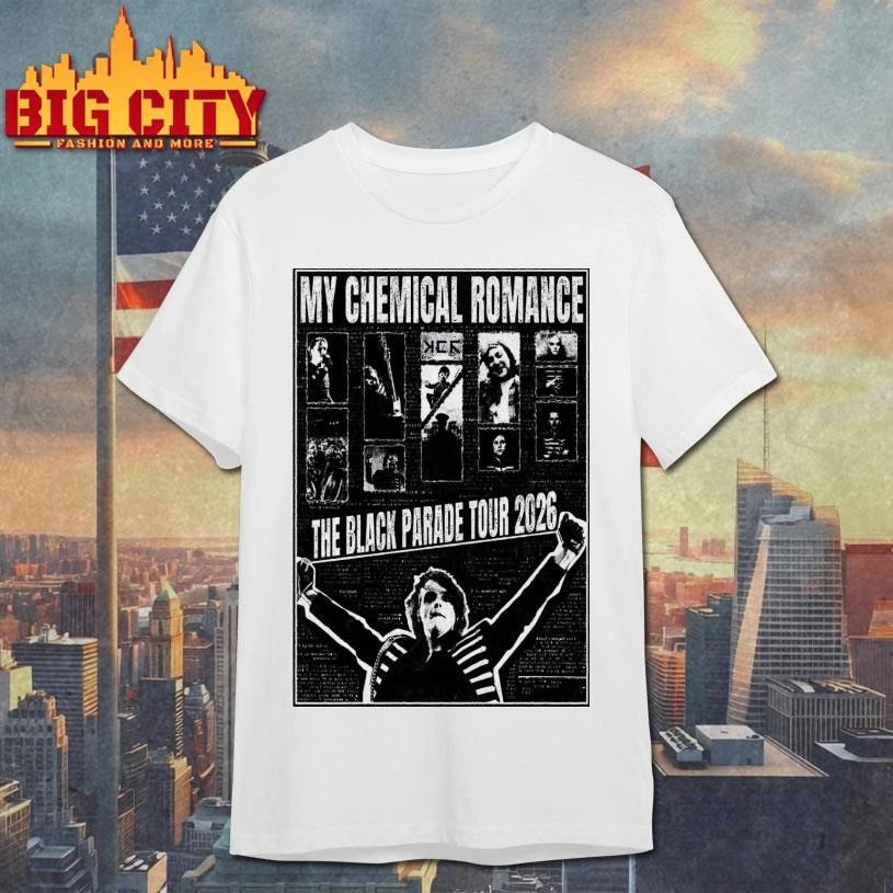 My Chemical Romance The Black Parade 2026 Tour Poster - Adult & Kids T-Shirts, Sweatshirts & Hoodies apparel design preview 1