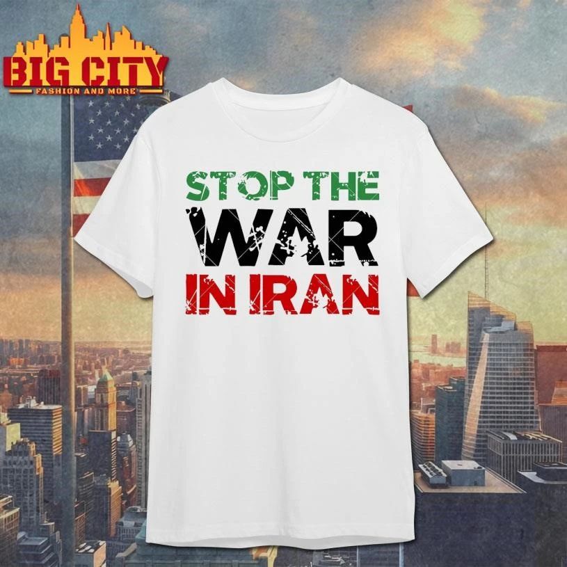 Stop The War In Iran Anti-War Protest - Adult & Kids T-Shirts, Sweatshirts & Hoodies apparel design preview 1
